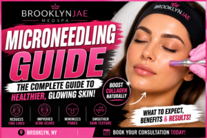 Microneedling treatment for collagen and skin rejuvenation at BrooklynJae MedSpa Johns Creek